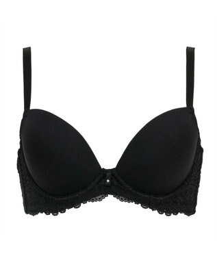 BRADELIS New York 【BRADELIS FIT / 響きにくいカップ】モールドフィットブラ デイリーに使いやすいシンプルな補正ブラジャー ブラック