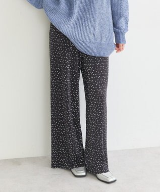 earth music&ecology アソートセルフカットパンツ Dot