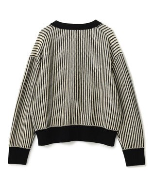 JOSEPH 【洗える】バイオテープコットン　カーディガン Black