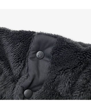 林八百吉商店 Coleman 前ボタンボアネックウェア ブラック