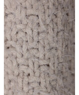 CRAFT STANDARD BOUTIQUE バスケットモールスタンドネックプルオーバー Gray Beige