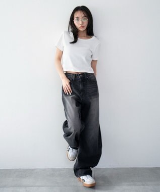 WEGO コンパクトリブT ホワイト