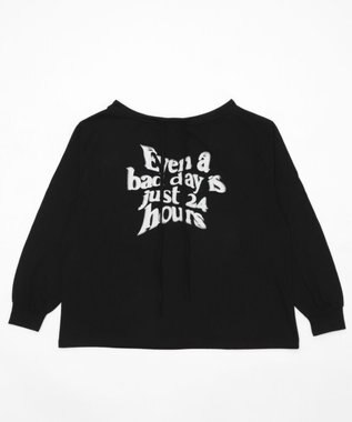 WEGO ドローストリングロゴオフショル ブラック