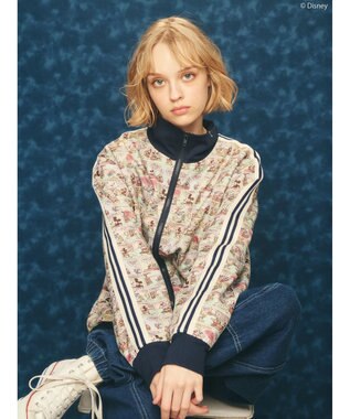 AMERICAN HOLIC Disney/総柄トラックジャケット Navy