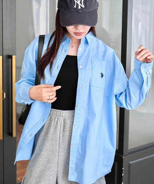 【25年秋新色登場★】U.S. POLO ASSN.別注ロングスリーブシャツ