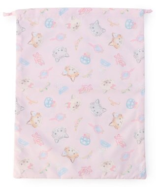 Chacott Cat巾着L ロイヤルピンク