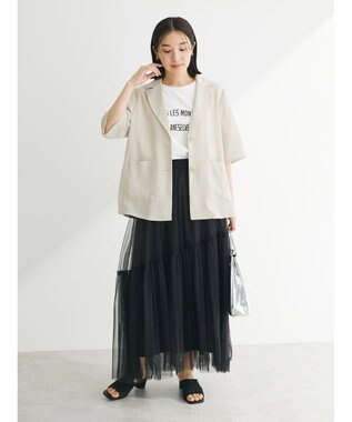 Green Parks ・ＥＬＥＮＣＡＲＥ　ＤＵＥ　２ｗａｙチュールキリカエスカート Black