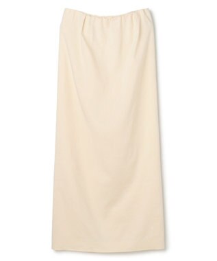 BEIGE， SPINEL / タックギャザー Iラインスカート Ecru