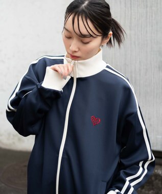 WEGO 【ユニセックス着用ITEM】ライントラックジャケット ネイビー