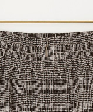 組曲 L 2WAYウォームストレッチ チェックスカート ベージュ系3