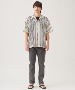 UNFILO MENS 【OCEANS YouTube 掲載】【UNFILO DENIM】 スリムテーパード ブラック