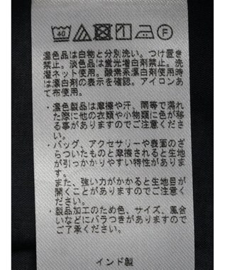 CRAFT STANDARD BOUTIQUE インド綿混レース使いワンピース Dark Navy