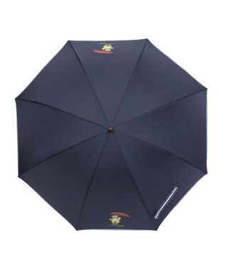 MOONBAT 【雨傘】POLO RALPH LAUREN（ポロ ラルフローレン）長傘 ツイル無地×RAIN BEAR ネイビーブルー