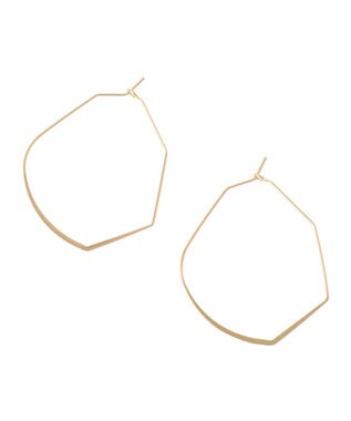 AMERICAN HOLIC ビックフープピアス Gold