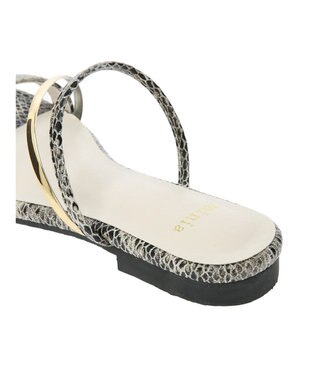 Green Parks ・ｍｉｎｉａ　ナローストラップミュール Python