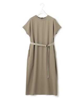 ICB 【接触冷感・UVケア・速乾・洗える】FluidBackSatin ワンピース オリーブ系