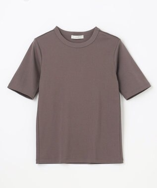 ANY L 【UVケア・接触冷感】コンパクトクルーネックＴシャツ ブラウン