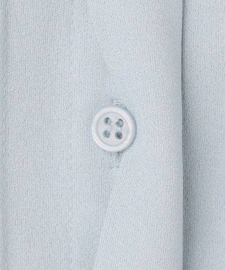 ICB L イージージョーゼット ピンタックカットソー サックスグレー