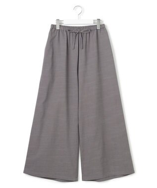 J.PRESS YORK STREET 【WOMEN】リネンライクリラックス ワイドパンツ