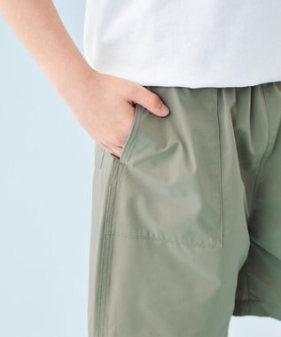 UNFILO 【110-150cm】FINE MOVE ショートパンツ(UNISEX) カーキ