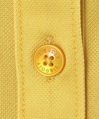 23区GOLF 【WOMEN】ワッペンプリント鹿の子シャツ キャメル系