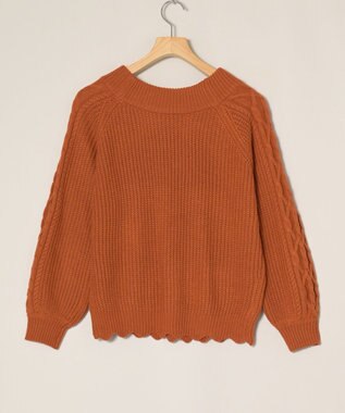 ONWARD Reuse Park 【any FAM】ニット秋冬 オレンジ