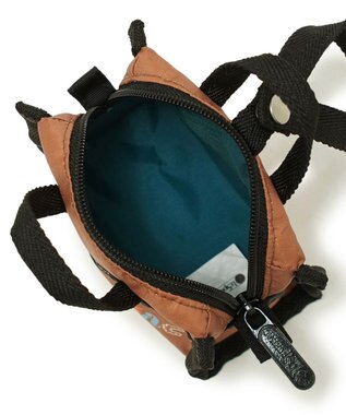LeSportsac MICRO WEEKENDER CHARM/LSSタイポグラフィチャームブラウン LSSタイポグラフィチャームブラウン