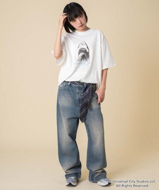 WEGO 【新柄追加/JAWS/ユニセックス着用ITEM/SMLサイズ展開】JAWSグラフィックT（S） 柄3