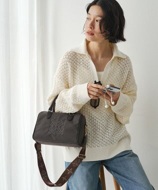 russet コーデュラナイロン2WAYミニボストンバッグ(CE-1721-WEB) D.Brown