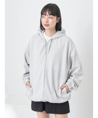 earth music&ecology ＵＶカット加工パーカー Light Gray