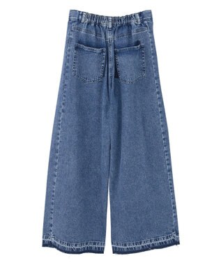 Green Parks ・ＳＵＧＡＲ　ＳＰＯＯＮ　タックデニムワイドパンツ Indigo