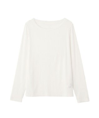 earth music&ecology 微シアーメロープルオーバー Off White