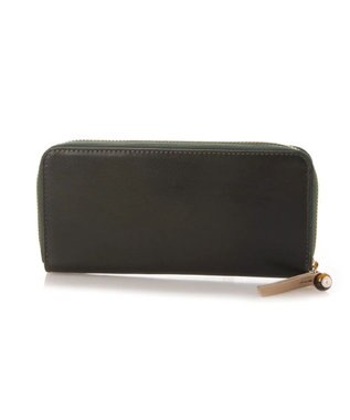 UNBILLION perche ジェムストーンチャームラウンド長財布 グリーン