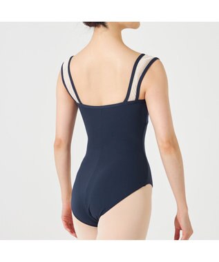 Chacott ノースリーブレオタード ネイビー