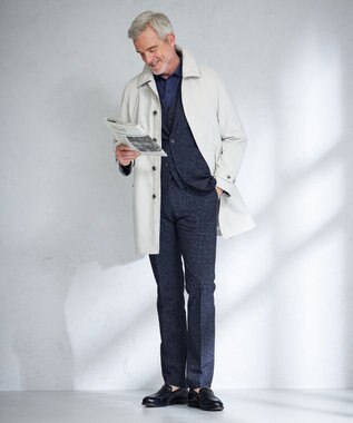 JOSEPH ABBOUD 【ウエストも伸びる！/驚きの多機能性】ライトウェーブ パンツ ネイビー系4