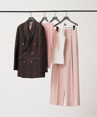 uncrave ツイミーツイル ワイドパンツ ピンク