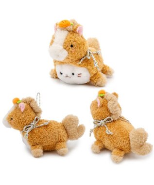 Mother garden しろたん  午年 キーホルダー 《茶》 単品 茶