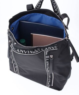 LANVIN en Bleu エヴリー ポーチ付2wayリュック ブラック