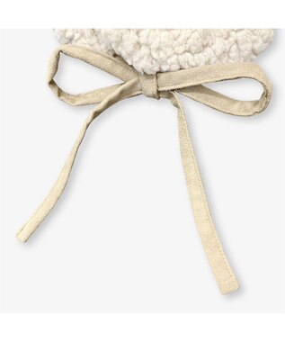 林八百吉商店 un chapeau  ボアネックイヤーマフ アイボリー