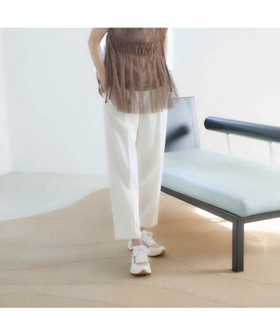 MODE ET JACOMO <carino>シースルー厚底スニーカー ホワイトコンビ