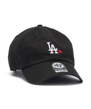 WEGO 【ユニセックス着用ITEM】＇47　CLEAN　UP　MLB　MINI　HEART ブラック