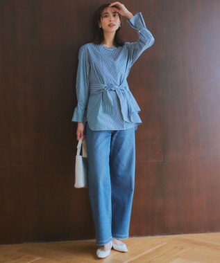 23区 メッシュ ショルダーバッグ シルバー系