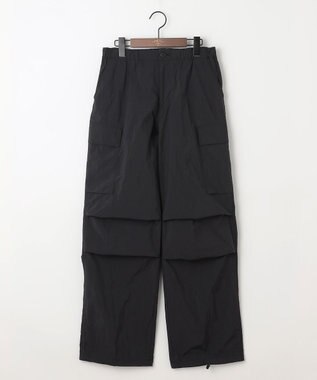 JOSEPH ABBOUD MOUNTAIN 【CREA掲載・レディースシルエット・ECO撥水/抗菌性/軽量】タスランワッシャー クライミングカーゴ パンツ ブラック系