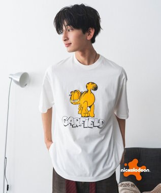 WEGO 【ユニセックス着用ITEM】GARFIELDグラフィックT（SS） ホワイト