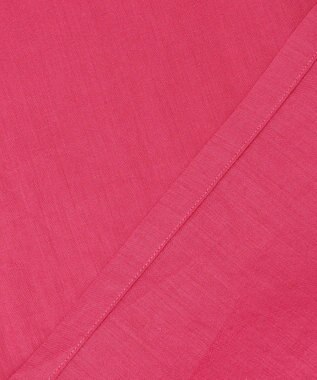 ICB 【洗える】ラミーコットンボイル シアーシャツ フューシャピンク系