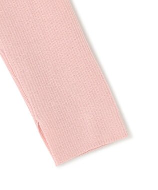 ICB 【洗える】エクストラファインメリノリブ タートルネックニット ピンク系