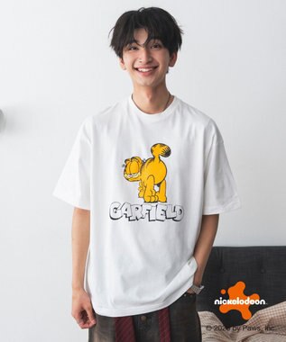 WEGO 【ユニセックス着用ITEM】GARFIELDグラフィックT（SS） ホワイト