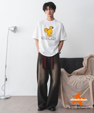 WEGO 【ユニセックス着用ITEM】GARFIELDグラフィックT（SS） ホワイト