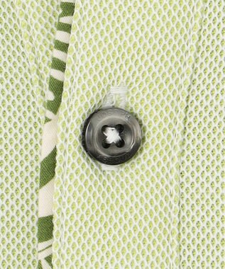 JOSEPH ABBOUD ギフトに！【老舗アロハブランドとコラボレーション】カハラ アロハ ダディ ポロシャツ ライトグリーン×ライム襟