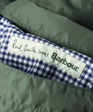 Paul Smith Paul Smith Loves Barbour Broomhill ポリエステルジャケット カーキ